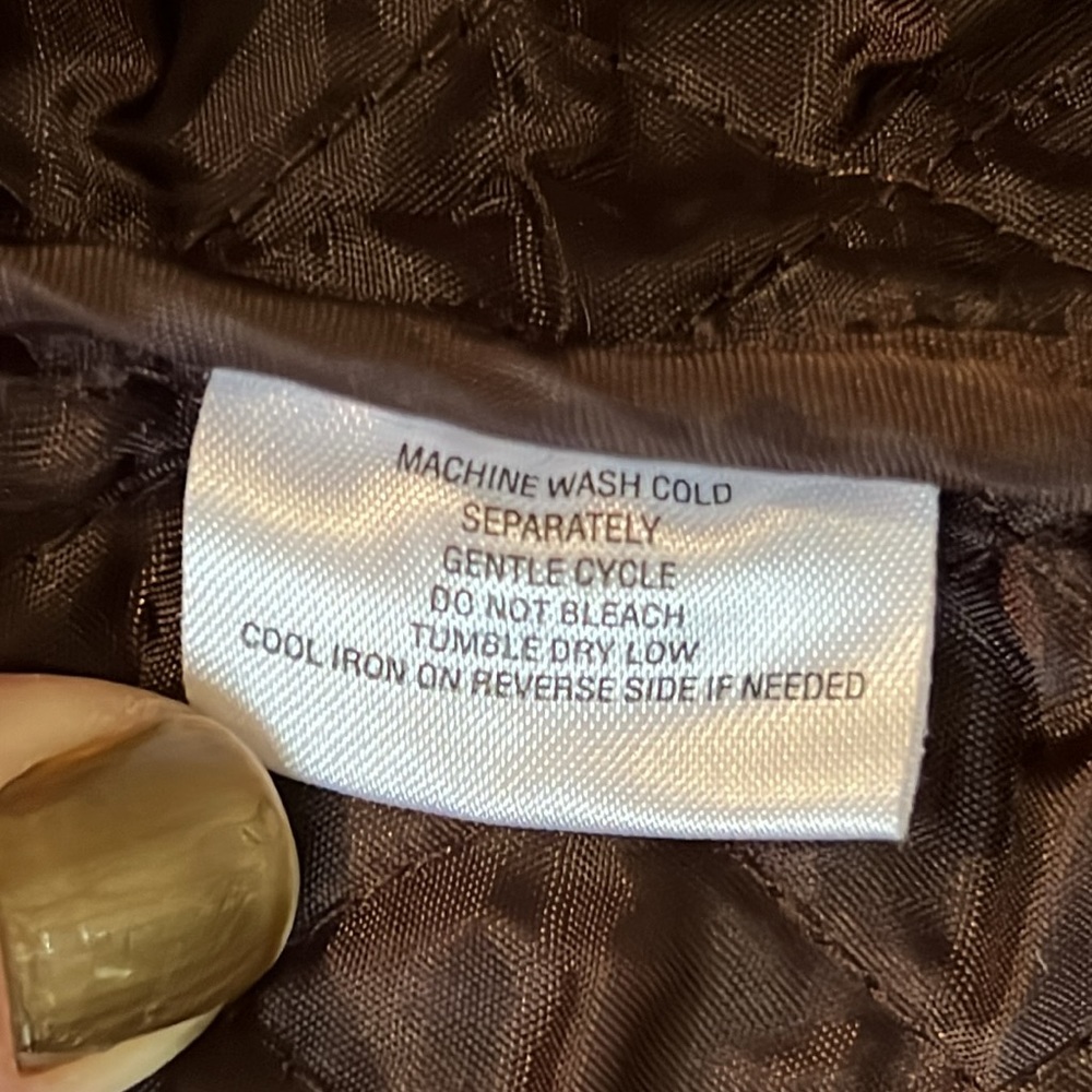 Basic Editions Chocolate Espresso Brown Full Zip … - image 5